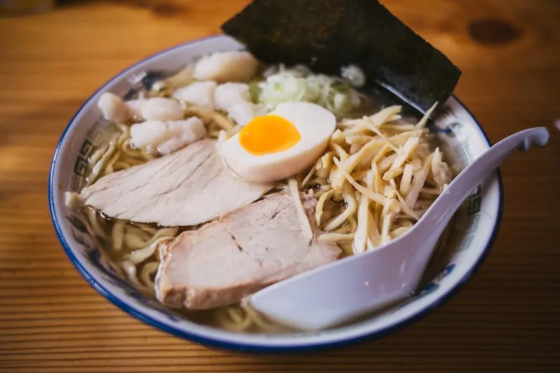 Steaming bowl of masala maggi noodles